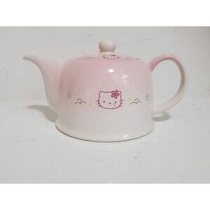 Hello Kitty Sanrio Pink Ceramic Teapot Y2K